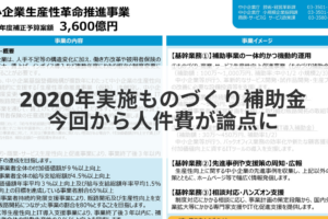 【2020年1月15日時点】今年は大幅変更!2020年実施ものづくり補助金の実施概要